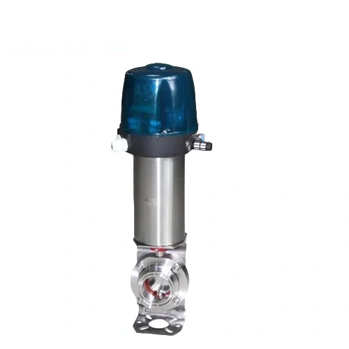 Stainless Steel Food Grade Pneumatic Butterfly Valve with Limit Switch