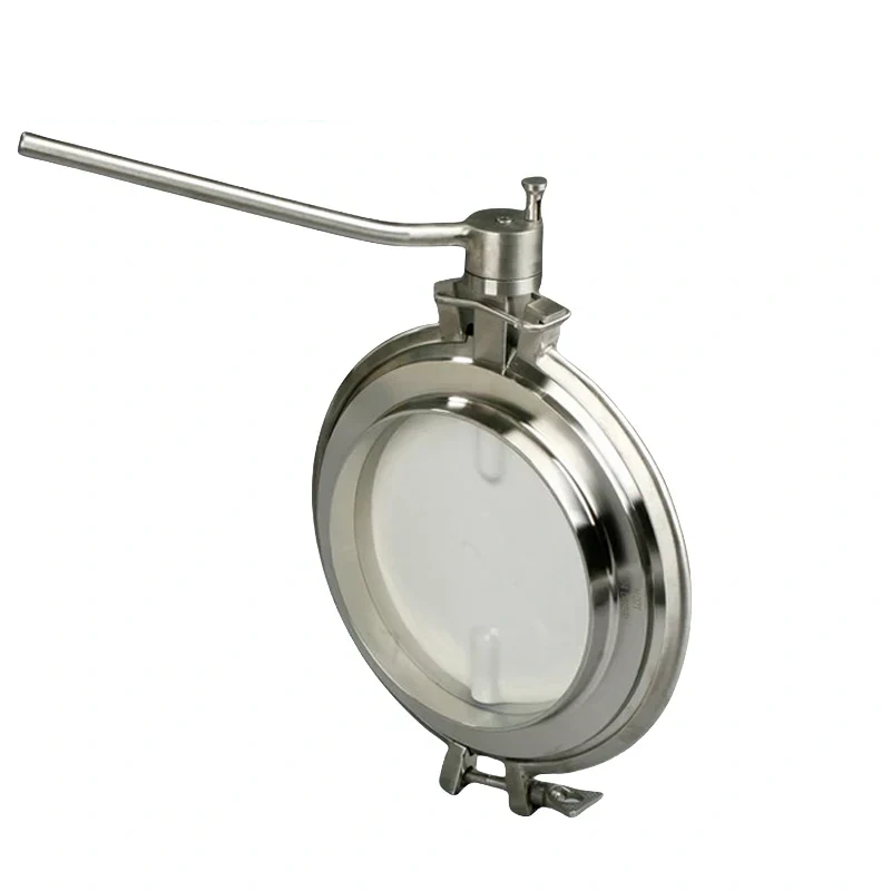 SS316 Powder Butterfly Valve for Tank Bottom Discharge