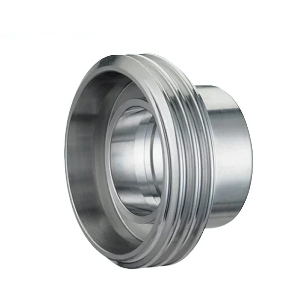 stainless steel hygienic grade union male part