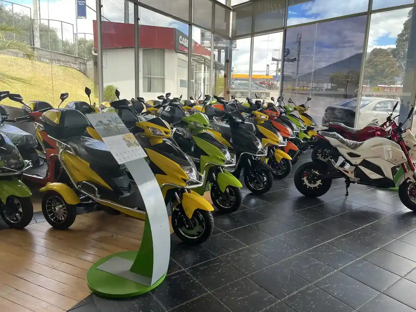 Battery Supply For A Repsol Dealer Electric Motorcycle Brand - project photograph
