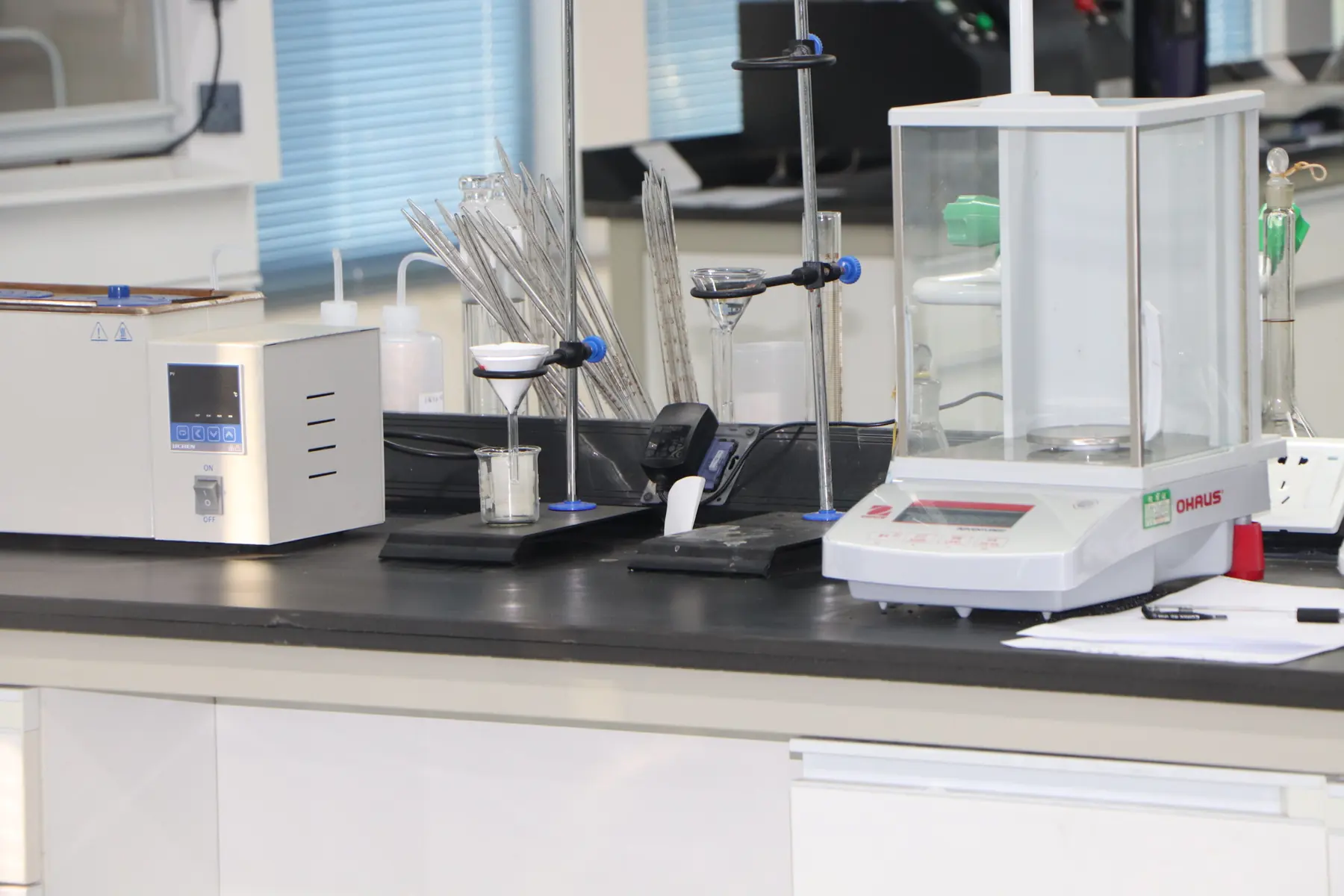 Laboratory instruments used for lithium battery cell testing