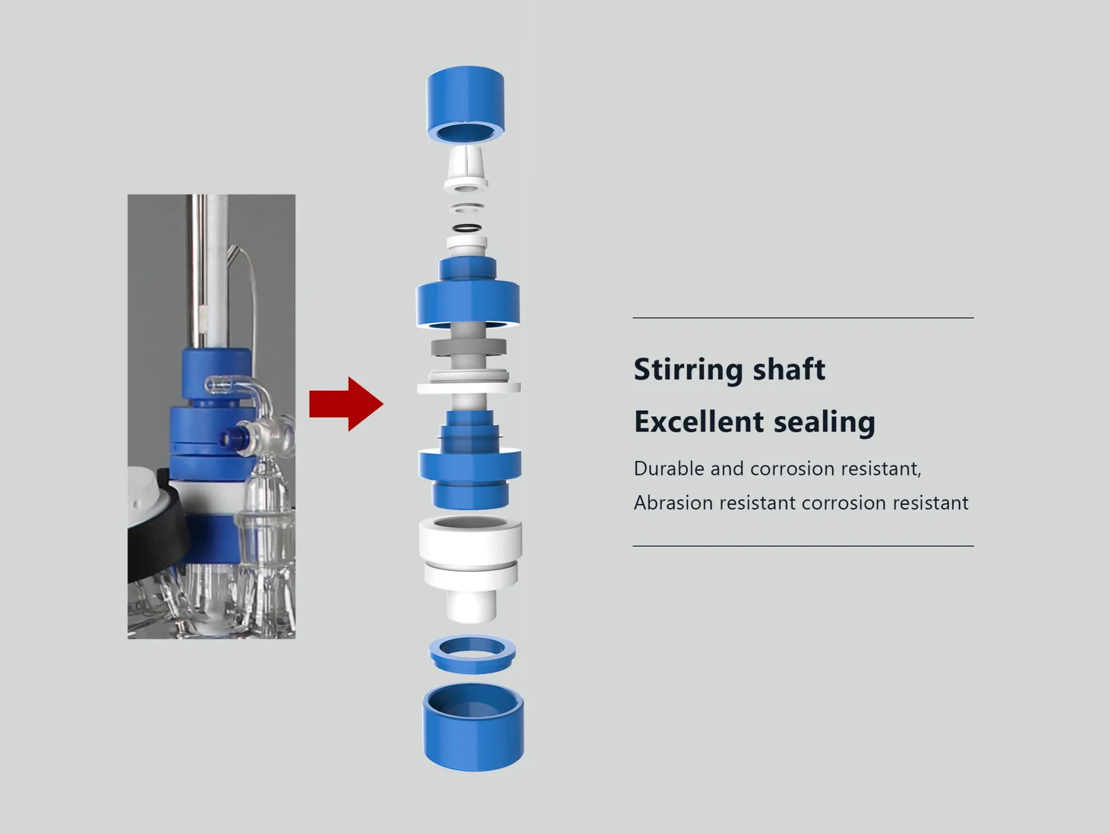 10L Double-wall Glass Reactor(ZYLAB) (2)