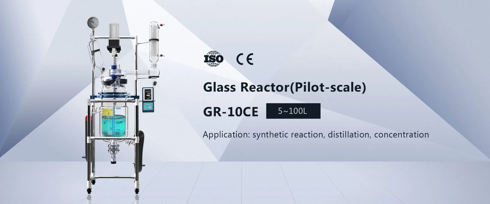10L Double-wall Glass Reactor(ZYLAB)