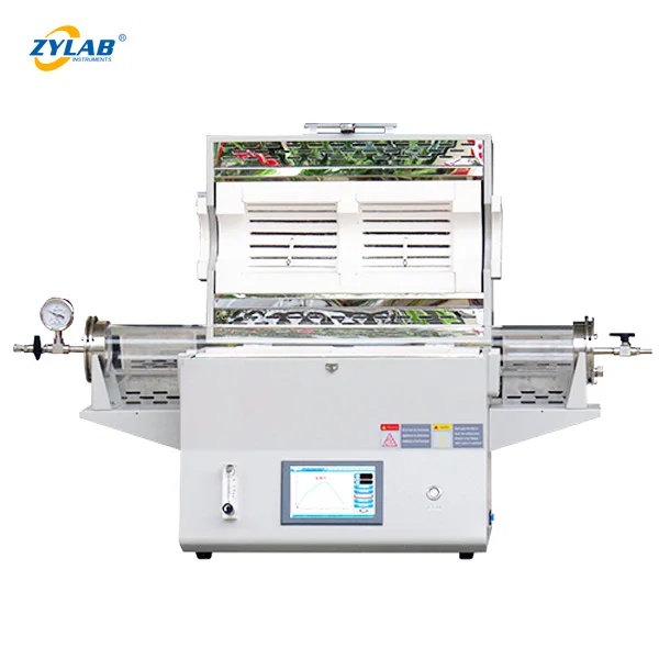1200°C Double Zone Tube Furnace with Split Design