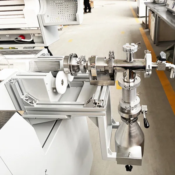 1200°C Rotary Tube Furnace with Automatic Material Collection System