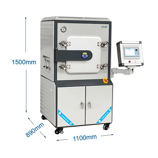 27L Vacuum Atmosphere Muffle Furnace Dimension Diagram