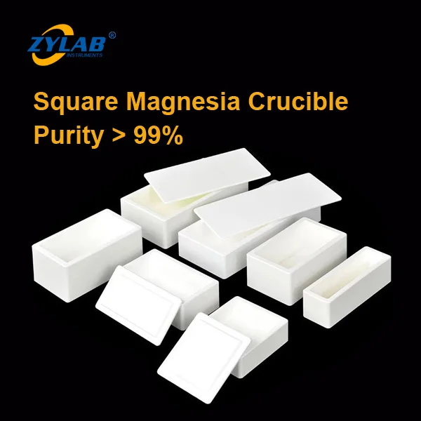 99% Square Magnesium Oxide Crucible