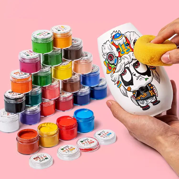Air Dry Ceramic Paints for Unglazed Ceramic