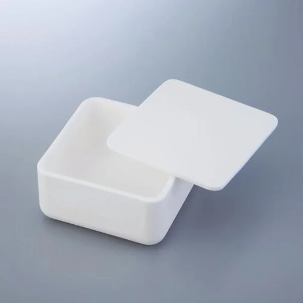 Alumina Square Crucible with Cover