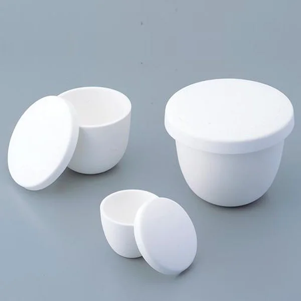 Arc-shaped Alumina Crucible with Lids-4