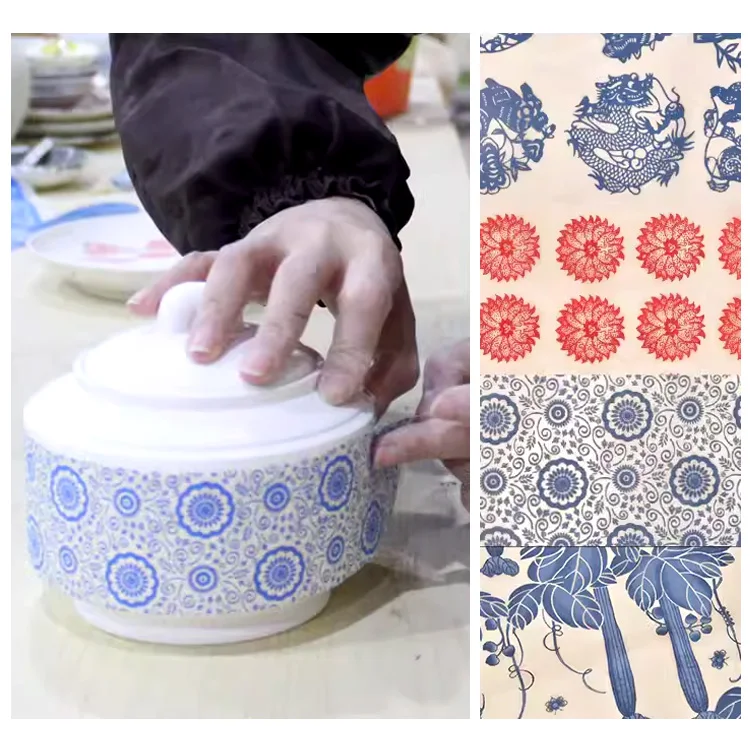 Artwork of Underglaze Decal Paper