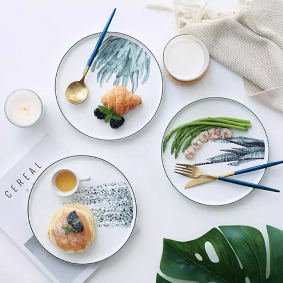 Artworks of Ceramic Bisque Plate