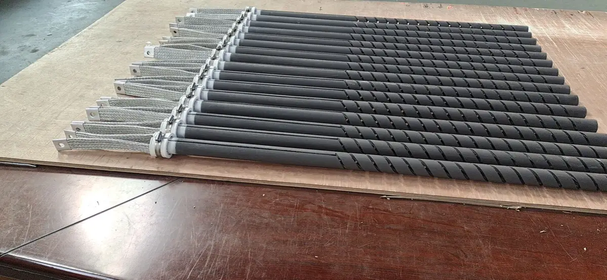 Double Spiral Type SiC Heater