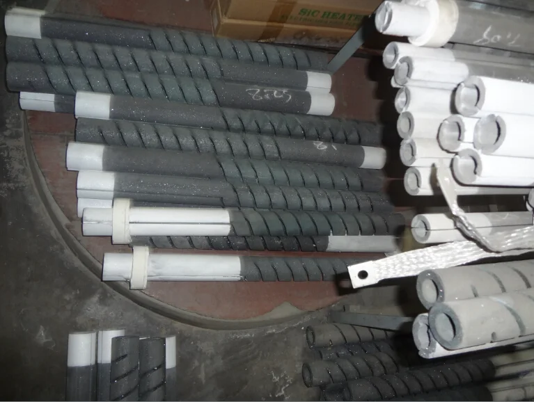 Double Spiral Type SiC Heater