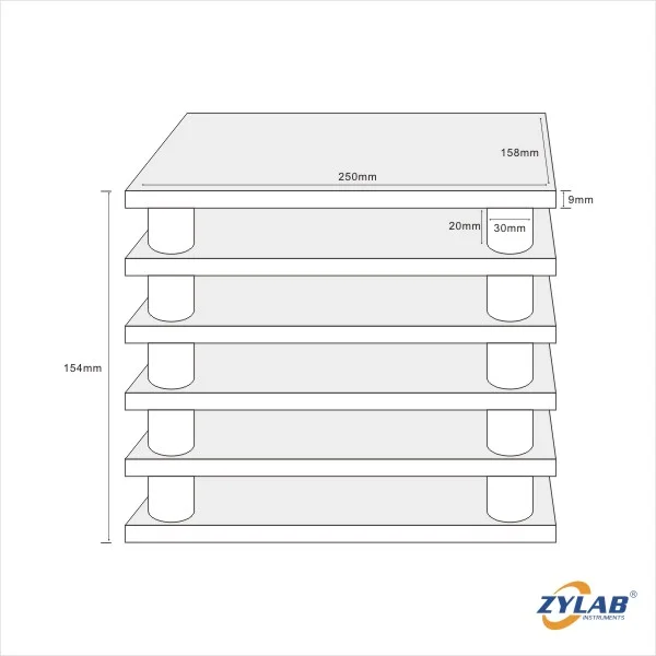 Furnace Rack with 99% Alumina Slab