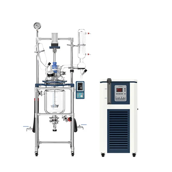 Glass Reactor with Heating