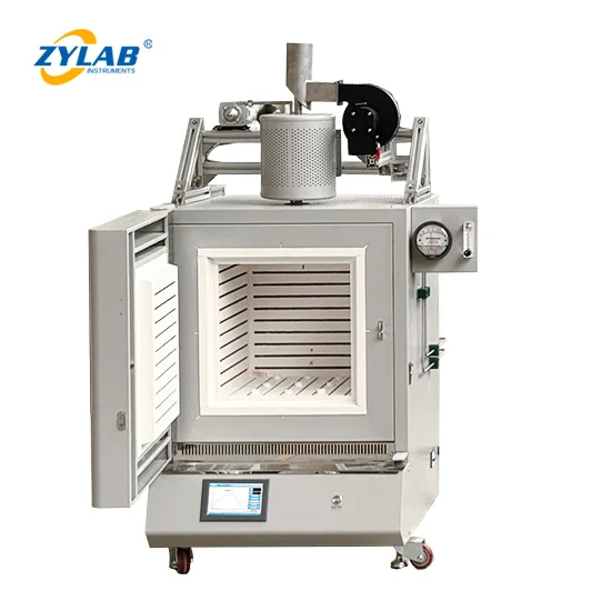 Lab Debinding Furnace with Exhaust Treatment System (afterburner and exhaust fan)