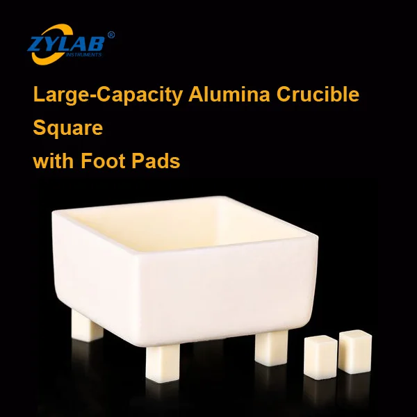 Large-Size High-Temperature Alumina Square Crucible