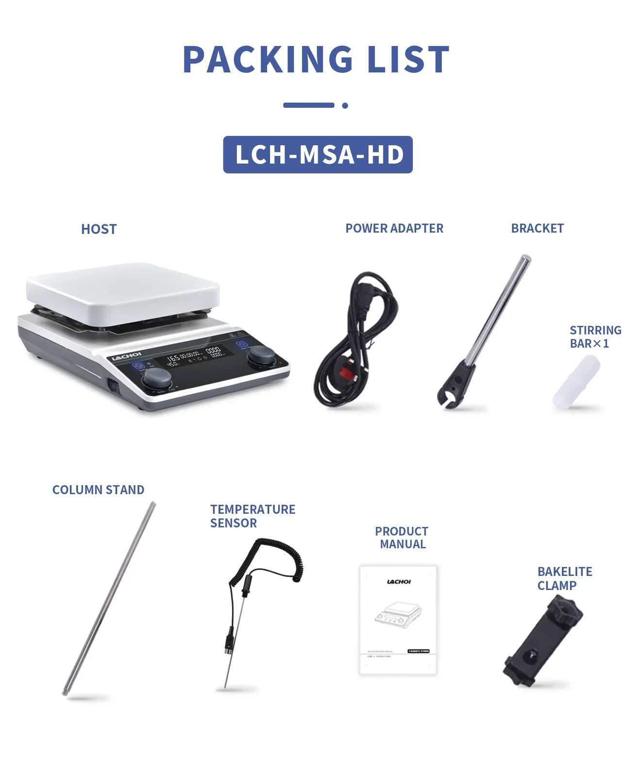 Packing List of Magnetic Stirrer