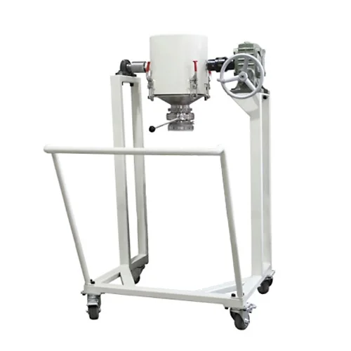 Pilot-Scale Planetary Ball Mill Discharging Trolley