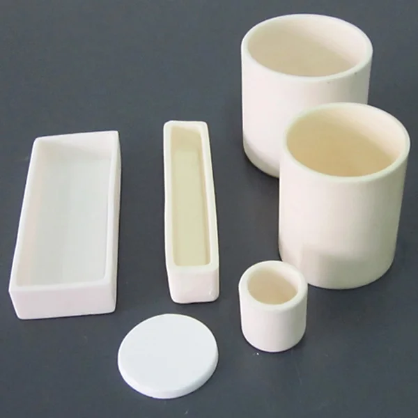 Round Cylindrical Corundum Crucible-2