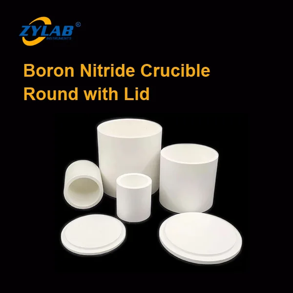 Round with Lid Boron Nitride Crucible