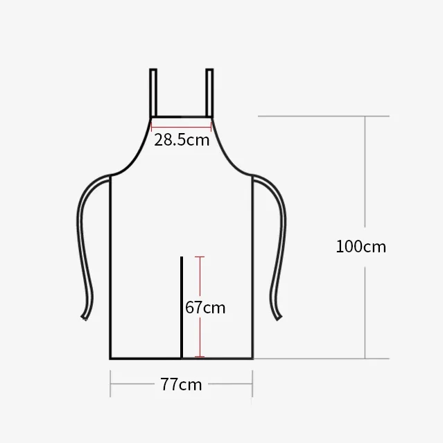 Size of Ceramic Apron