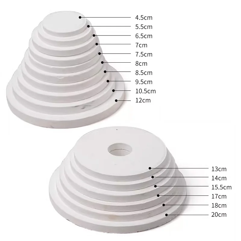 Sizes of Alumina Glaze-resistant Pad