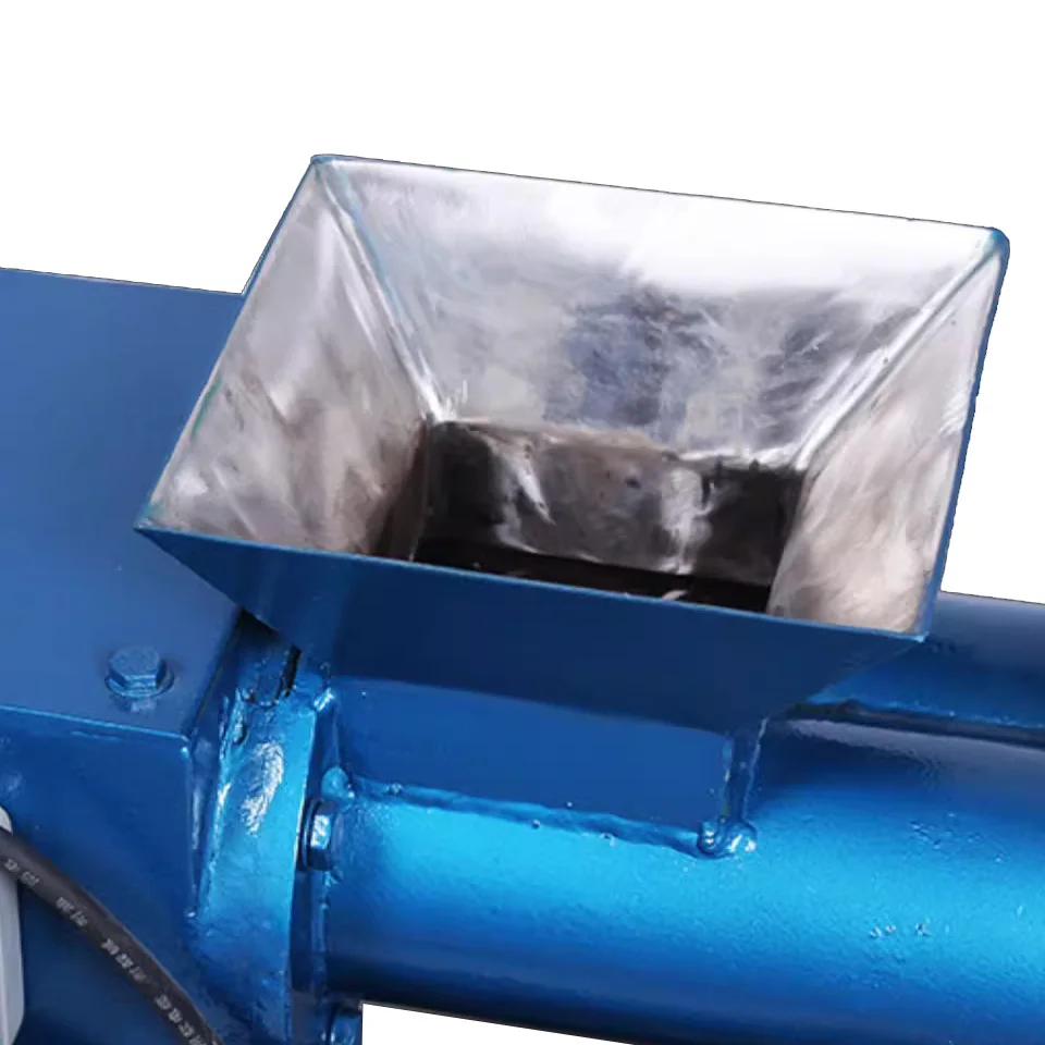 The stainless-steel dual-axis feeding inlet