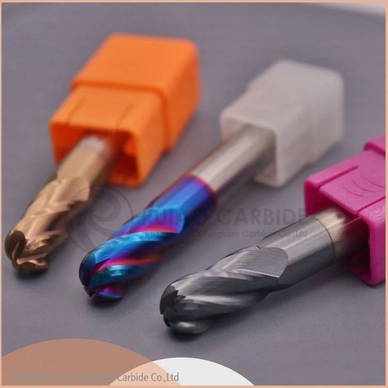 End Mills With Coating Nano-blue
