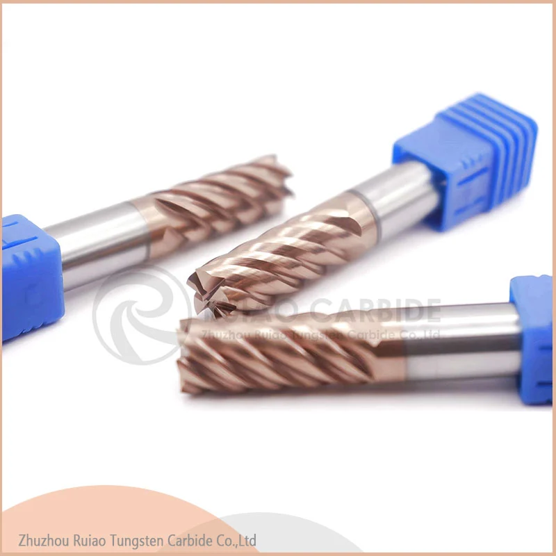 End Mills With Coating Nano-blue